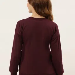 BRINNS Burgundy Pullover image 2