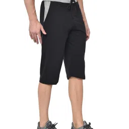 Vimal Jonney Black Regular Fit Capris image 3