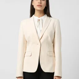 Van Heusen Beige Regular Fit Blazer image 1