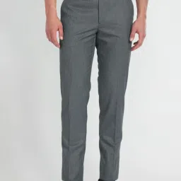 Arrow Grey Regular Fit Trousers image 1