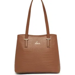 Lavie Odicrcoc Tan Synthetic Solid Tote Handbag image 1