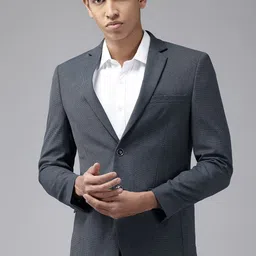 Park Avenue Super Slim Fit Single-Breasted Blazer-picture-37