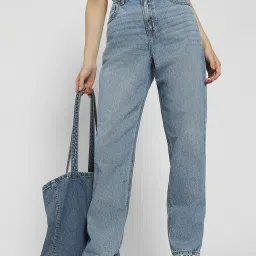 American Eagle Outfitters Blue Plain Jeans image 1