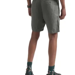 Gant Green Linen Relaxed Fit Shorts image 2