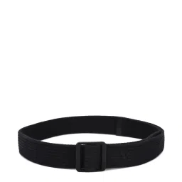 Allen Solly Black Leather Textured Waist Belt image 1