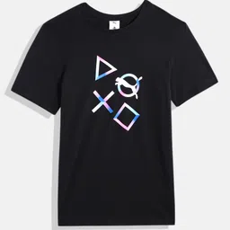 Puma x Playstation Boys Geometric & Brand Logo Print Youth Pure Cotton T-shirt-picture-29