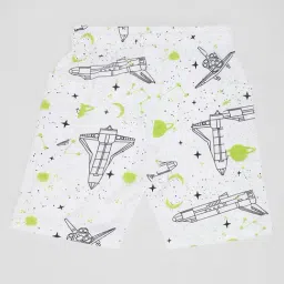 Pantaloons Junior Boys Blanc De Blanc Printed Shorts image 2