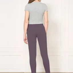 Van Heusen Mauve Slim Fit Joggers image 2