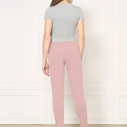 Van Heusen Pink Slim Fit Joggers image 2