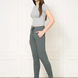 Van Heusen Green Slim Fit Joggers image 3