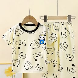 StyleCast x Revolte Boys Printed Short Sleeves Pure Cotton T-shirt With Trousers-picture-9