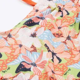 Allen Solly Kids Multicolor Printed Regular Fit Dress image 4