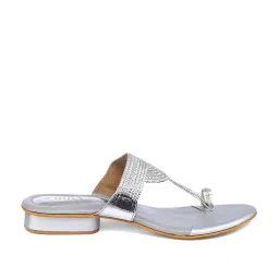 Biba Women's Silver Toe Ring Sandals image 1