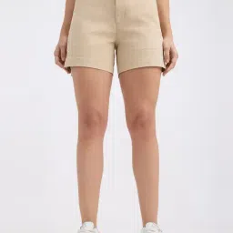 Pepe Jeans Khaki Mid Rise Shorts-picture-11