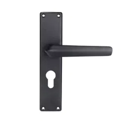 Godrej Door Handle Set 1CK NEH 20 Matte Black, 3208-image-94