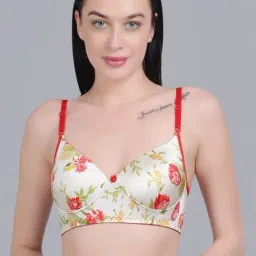 mod & shy Cream Printed T-Shirt Bra-picture-12