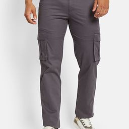 Octave Men Regular Fit Cargos Trousers-picture-30