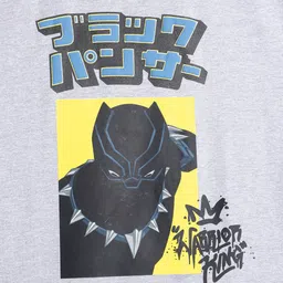 Allen Solly Junior Boys Black Panther Printed T-shirt image 2