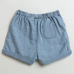 sweetlime by a.s Sweetlime By A.S. Denim Woven Koala Printed Shorts - Blue image 3