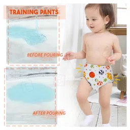 Bembika Babies Cotton Potty Training Pants Printed Design Pack 2 M Size - Multicolor image 4