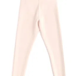 Nautinati Cotton Lycra Pack Of 2 Disney Mickey & Friends Featuring Minnie Mouse & Polka Dots Printed Leggings - Yellow & Light Pink image 5