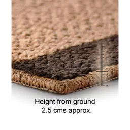 saral home Saralhome 24X7 Antiskid PP BCF yarn Door Mat Beige. 40cm x 60cm image 5