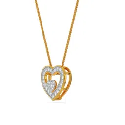 Kisna Diamond & Gold Jewellery 14k within You Heart Pendant image 4
