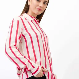 SPYKAR Red Stripes Shirt image 1