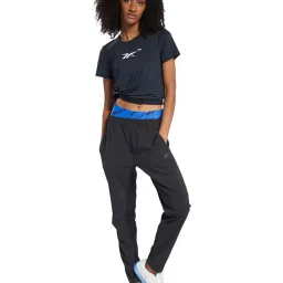 Reebok Black Printed Tsr Ss Ac Tee image 3