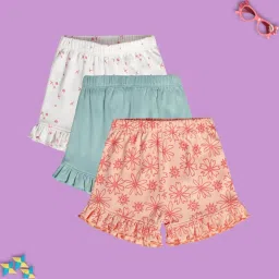 MINIKLUB Multi New Born And Baby Girls Shorts image 1