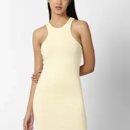 Forever 21 Yellow Regular Fit A Line Dress-picture-23