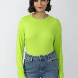 Forever 21 Green Regular Fit Top-image-29