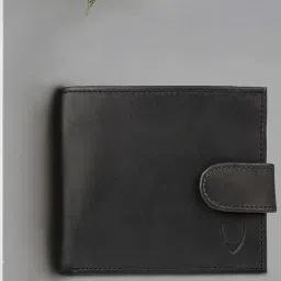 Hidesign Black Casual Leather Bi-fold Wallet for Men image 1