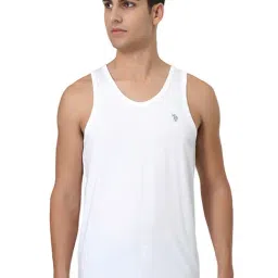 U.S. Polo Assn. White Cotton Regular Fit Vests-picture-20