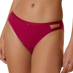 Triumph Pink Plain Hipster Panty image 1