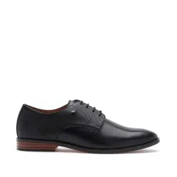 Arrow Men's NORTON Jet Black Derby Shoes image 1
