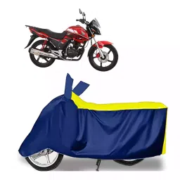 Auto Pearl Bike Cover for Honda CBF150 (Yellow & Blue)-picture-24