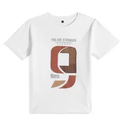 Charchit Boys Brown Cotton Printed Regular Fit Shirt image 4