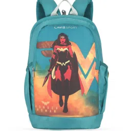Lavie Sport Wonder woman 33L College Laptop Backpack For Boys & Girls (Teal) image 1