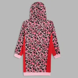 Blue Giraffe Kids Multicolor Cotton Printed Dress image 2