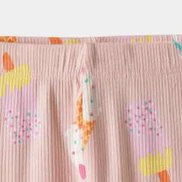 R&B Kids Pink Printed Regular Fit Leggings image 4