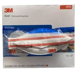 3M 9332 A Plus White Respirator Face Mask (Pack of 20 Piece) image 4