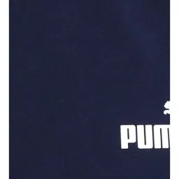 Puma Essentials Navy Cotton Regular Fit Joggers image 5