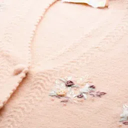 Apsley Pink Regular Fit Embroidered Cardigan image 5