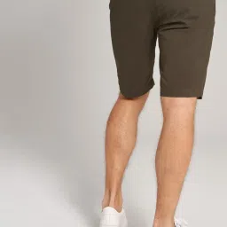 Bruun & Stengade Olive Mid Rise Bermuda Shorts image 2