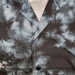 BUSCOTT Abstract Printed Lapel Collar Shirt image 3