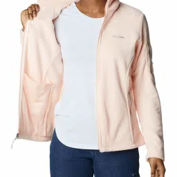 Columbia Light Peach Full Sleeve Fast Trek Jacket image 4