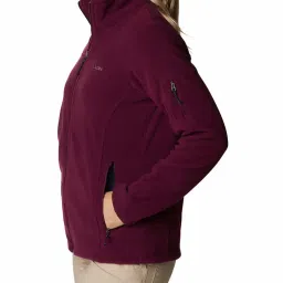 Columbia Purple Full Sleeve Fast Trek Jacket image 3
