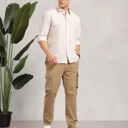 Nautica Men Premium Slim Fit Linen Casual Shirt image 4