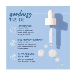 Plum 10% Niacinamide Face Serum with Rice Water - 30 ml image 3